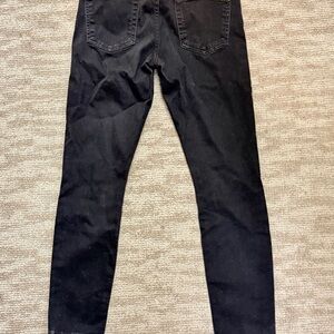 7 For All Mankind Women’s Black Stretch Skinny Jeans size 26